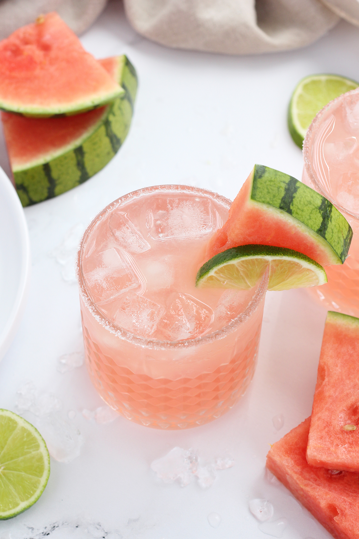 Easy Watermelon Margaritas: Single Serve or Pitcher Perfect